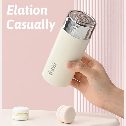 220ml/330ml 316 Stainless Steel Portable Vacuum Insulated Tumbler Cup, Double-Wall Thermos for Coffee, Water, Office&Outdoor Use