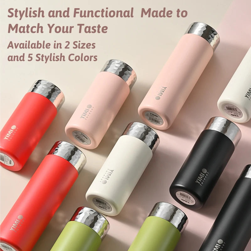 220ml/330ml 316 Stainless Steel Portable Vacuum Insulated Tumbler Cup, Double-Wall Thermos for Coffee, Water, Office&Outdoor Use